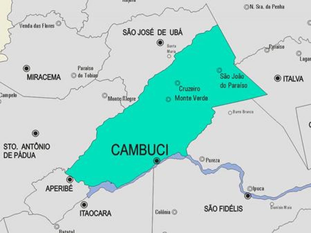 Peta kota Cambuci