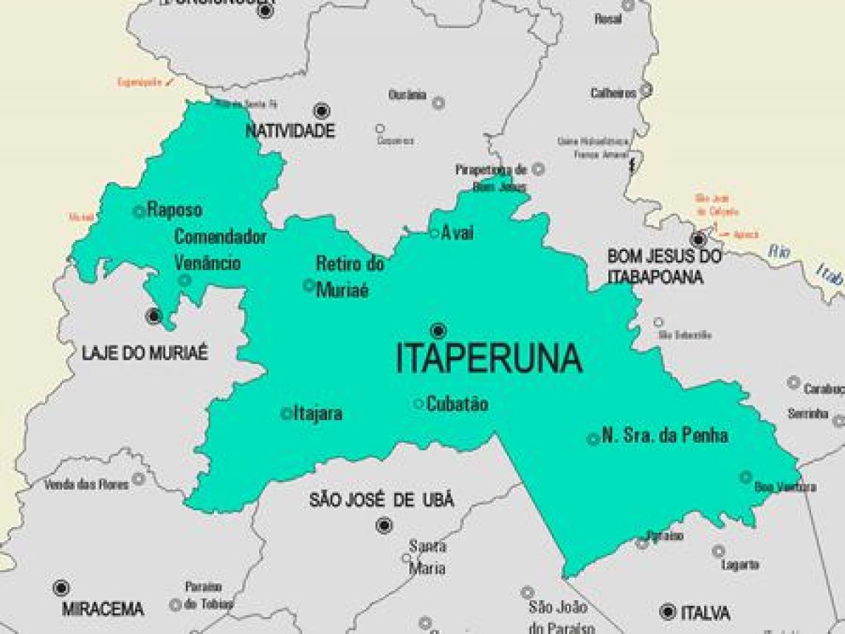 Peta kota Itaperuna