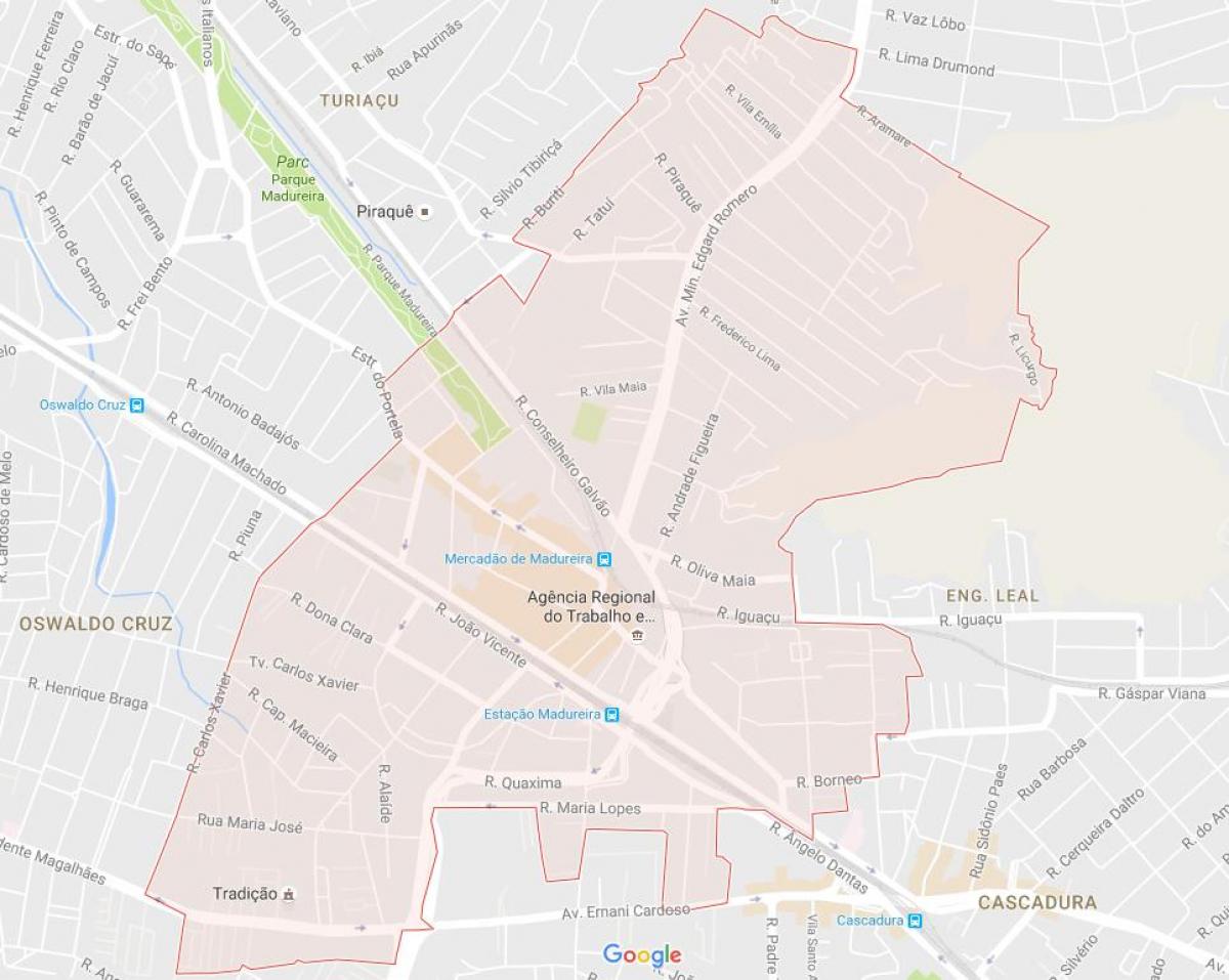 Peta dari Madureira
