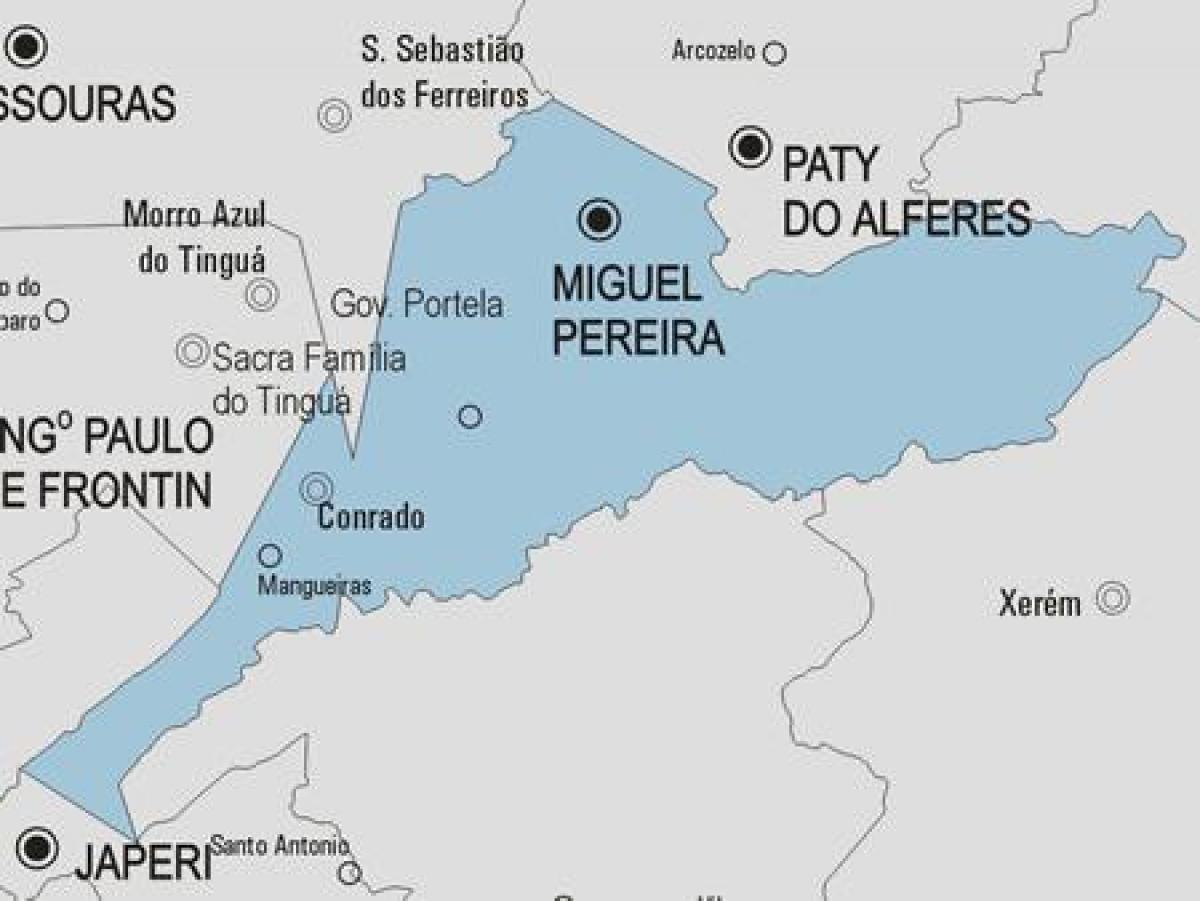 Peta kota Miguel Pereira