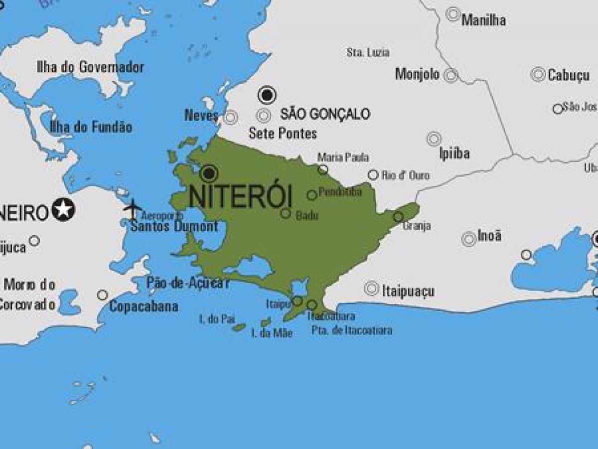 Peta kota Niterói