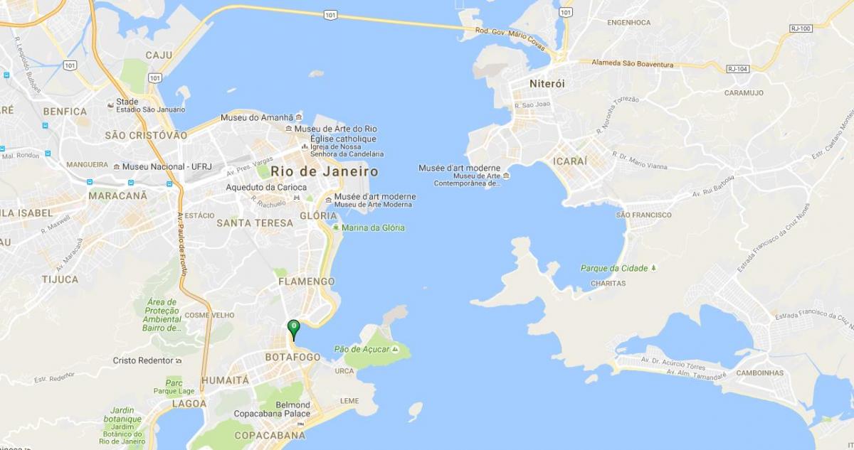 Peta pantai rio de Janeiro