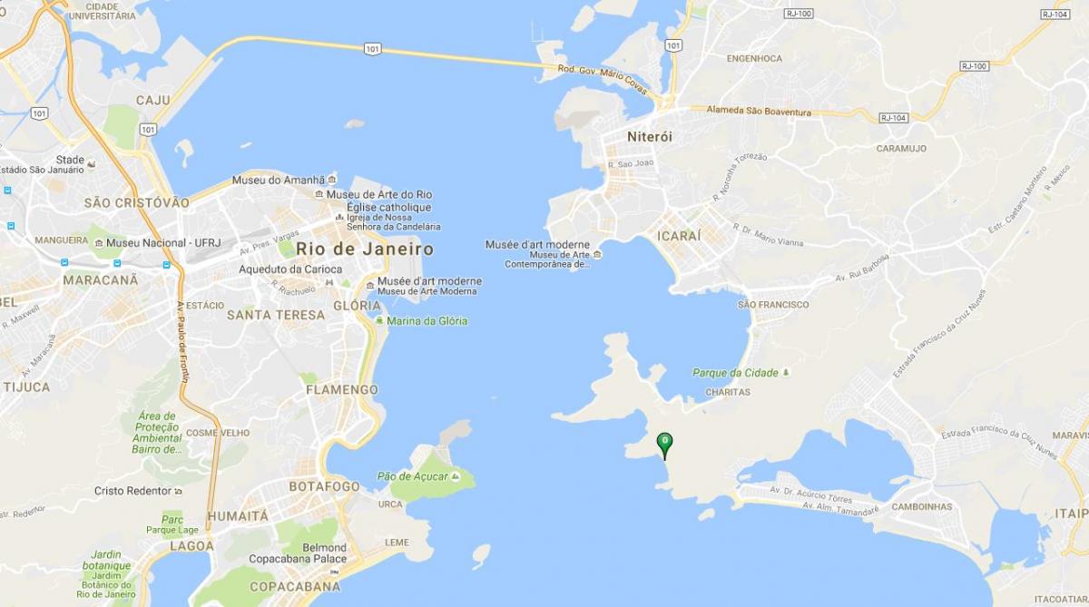 Peta pantai Forte Imbuí