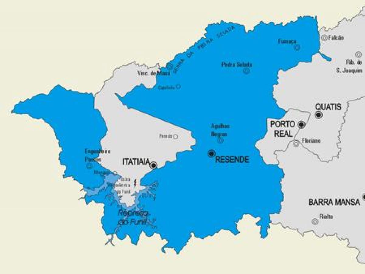 Peta kota Resende