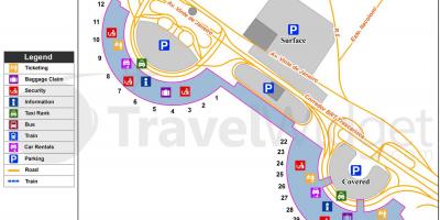 Peta Disamping terminal bandara