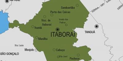 Peta kota Itaborai