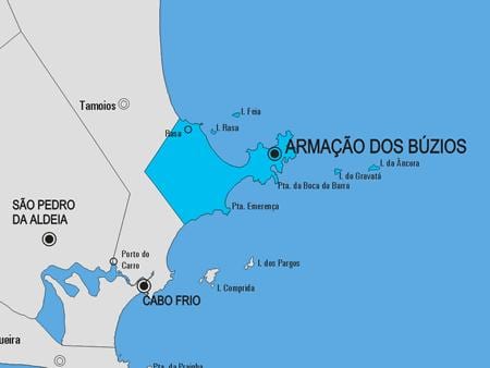 Peta dari Armação dos Búzios kota