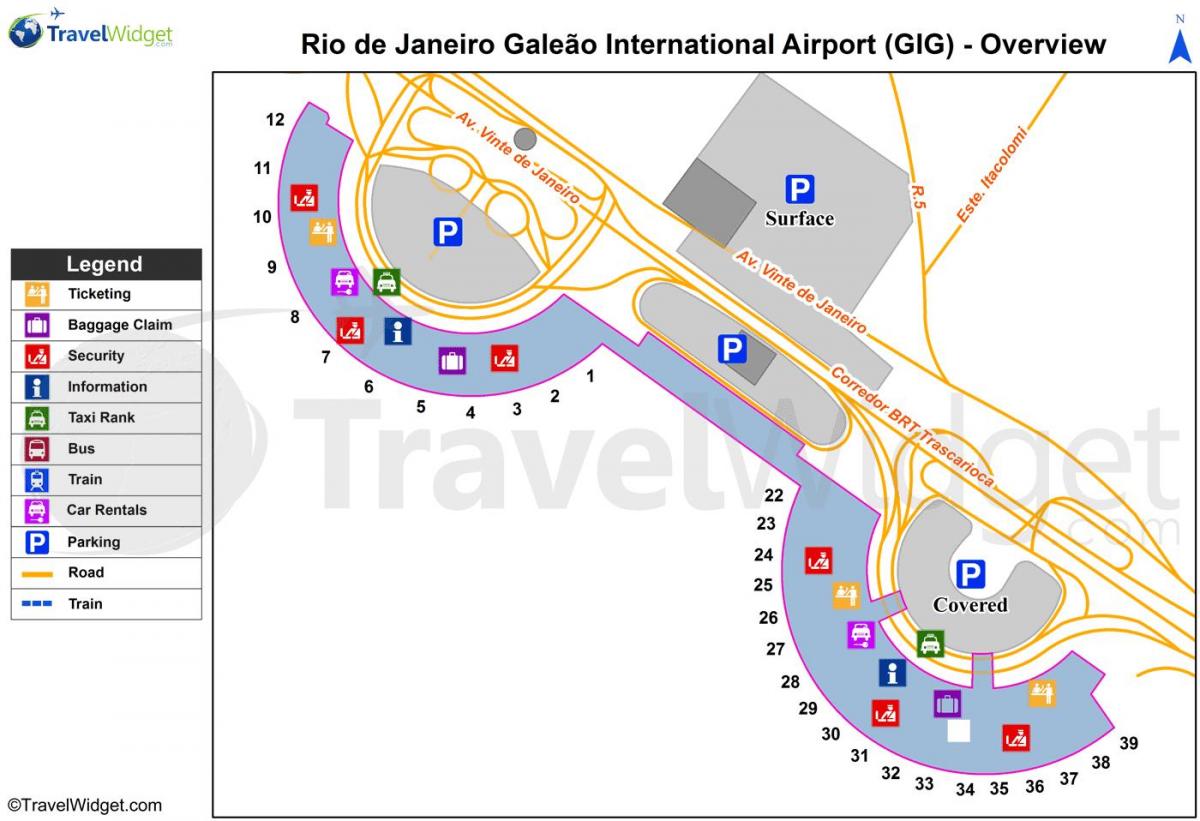 Peta Disamping terminal bandara