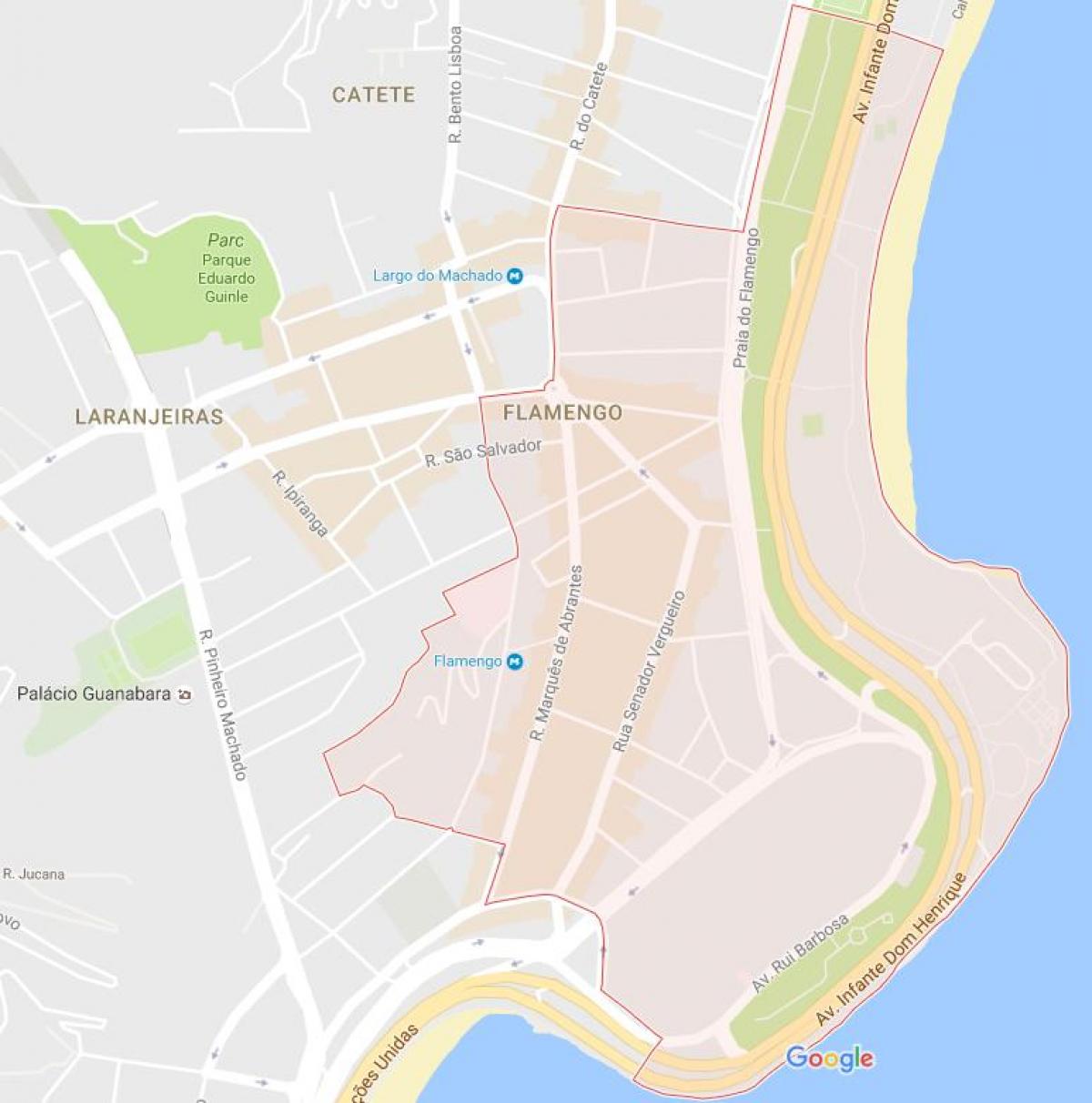 Peta dari Flamengo