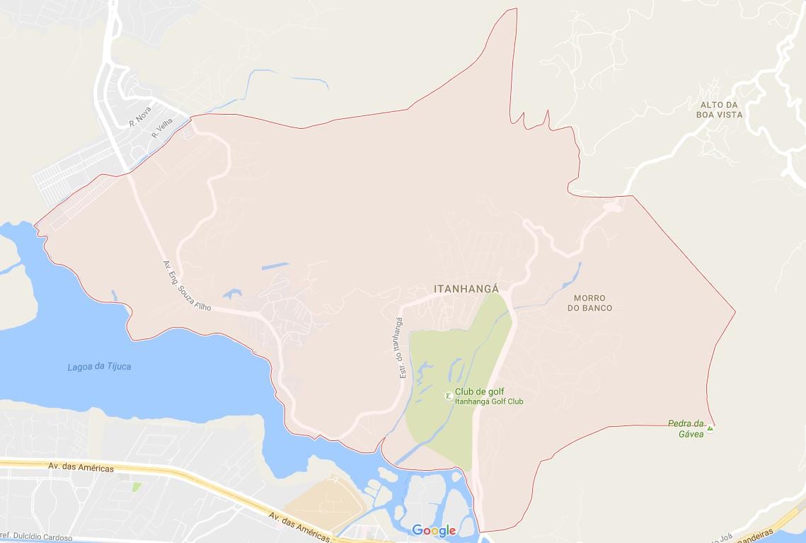 Peta dari Itanhangá