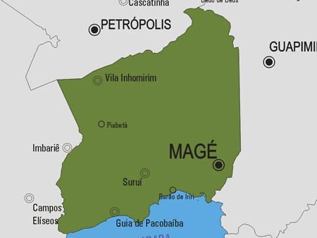 Peta kota Magé