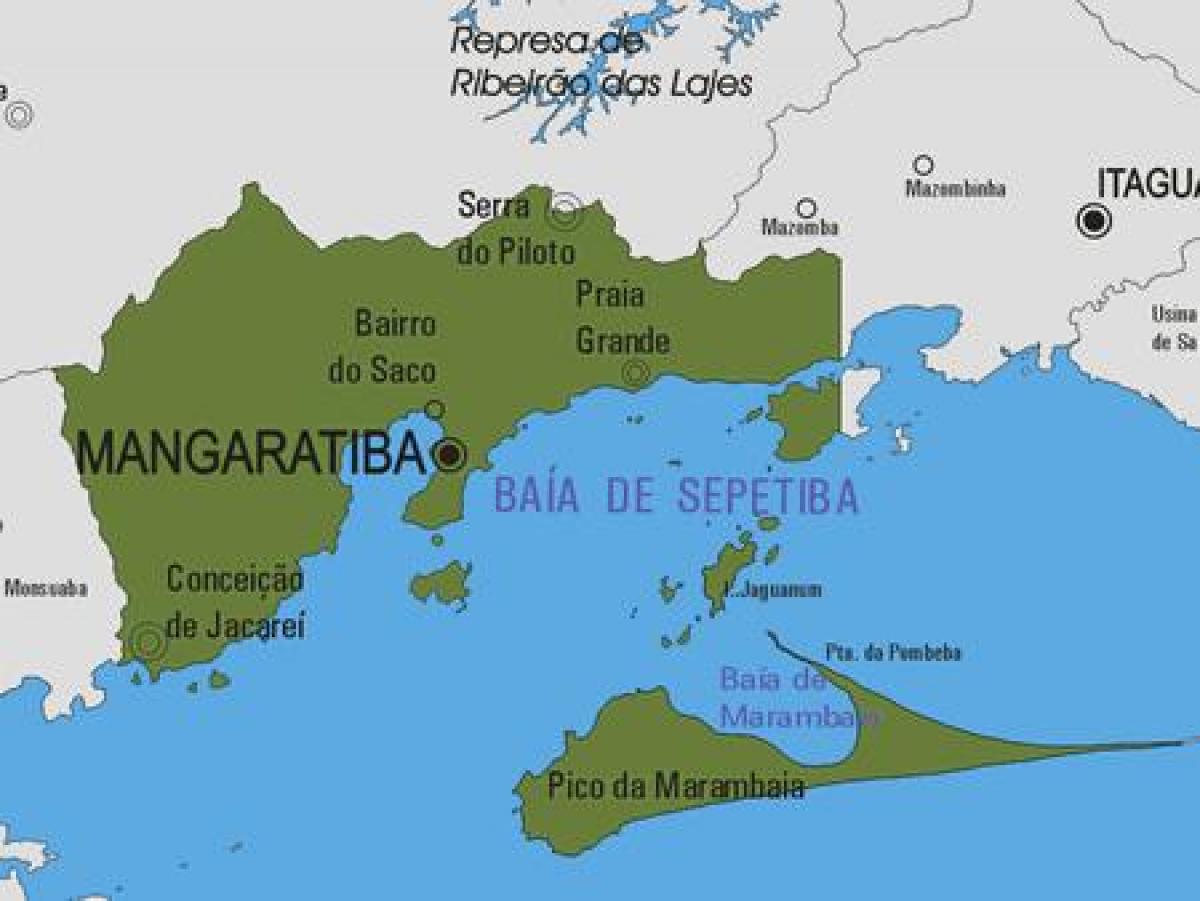 Peta kota Mangaratiba
