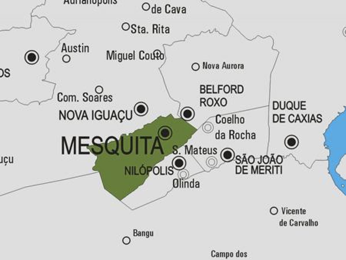 Peta kota Mesquita