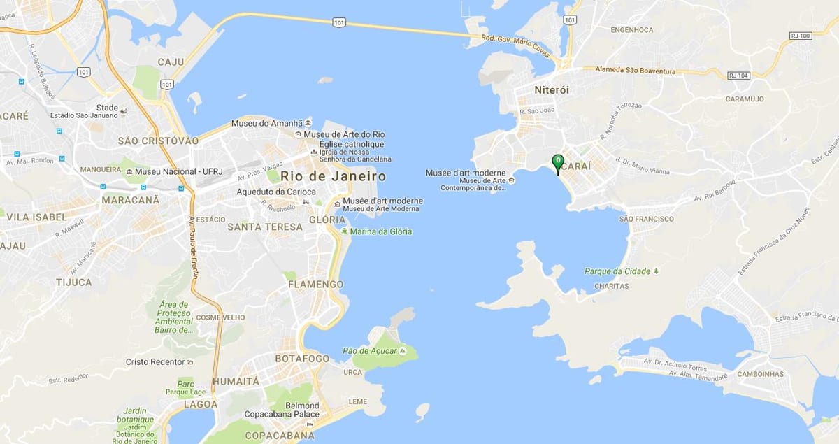 Peta pantai Icaraí