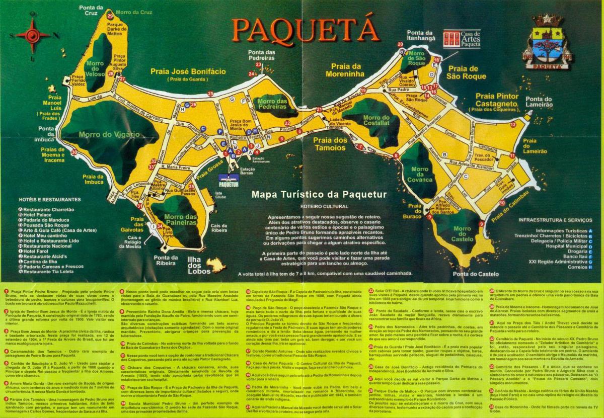 Peta dari Paquetá
