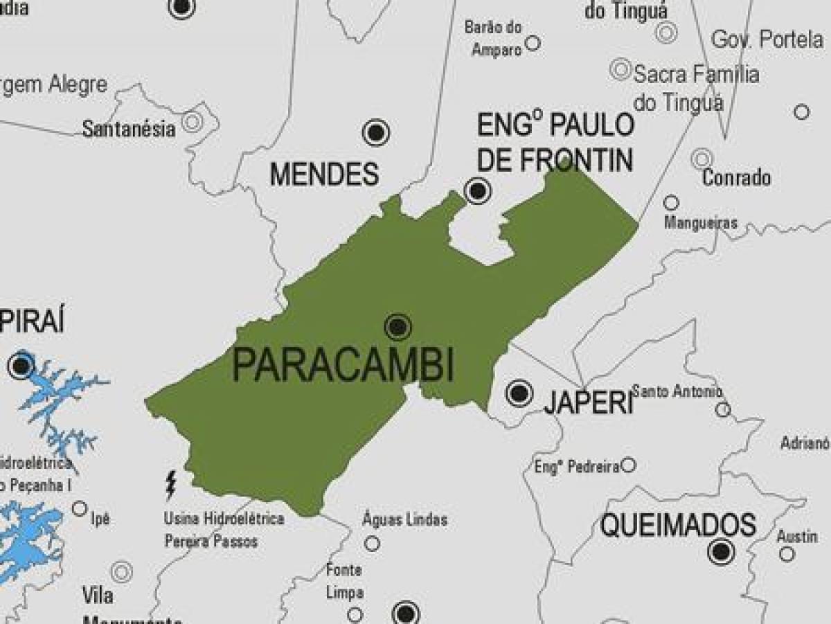 Peta kota Paracambi