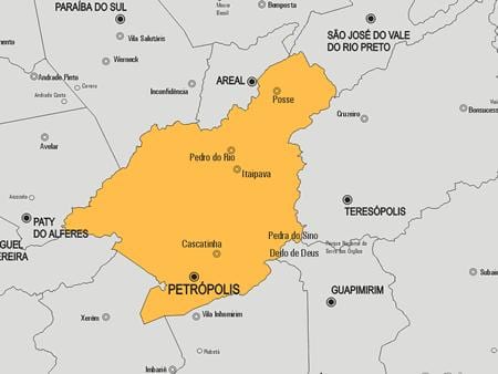 Peta kota Petropolis