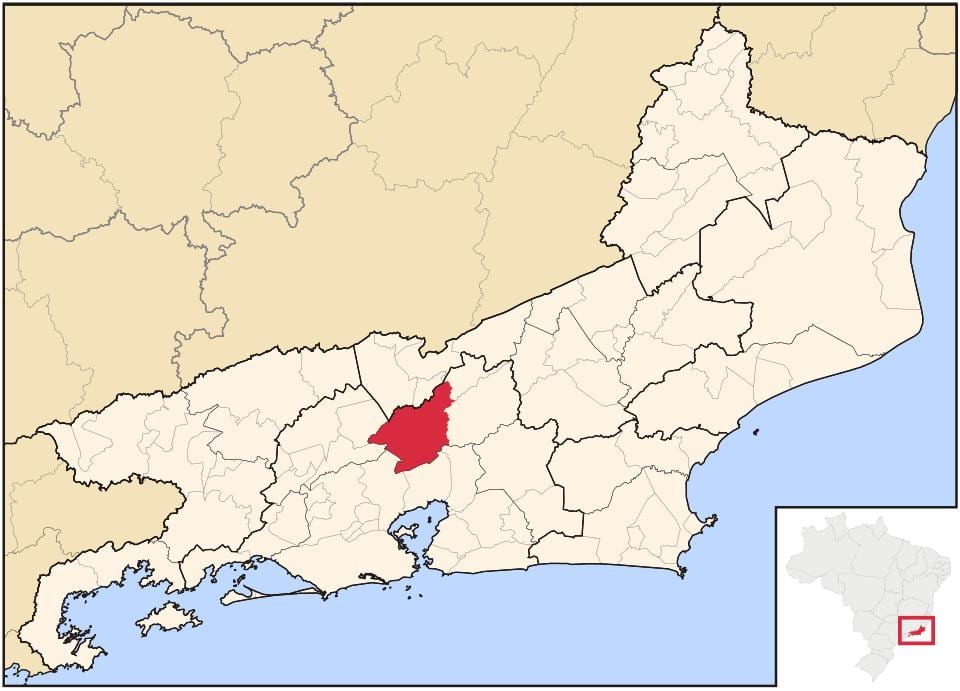 Peta dari Petrópolis