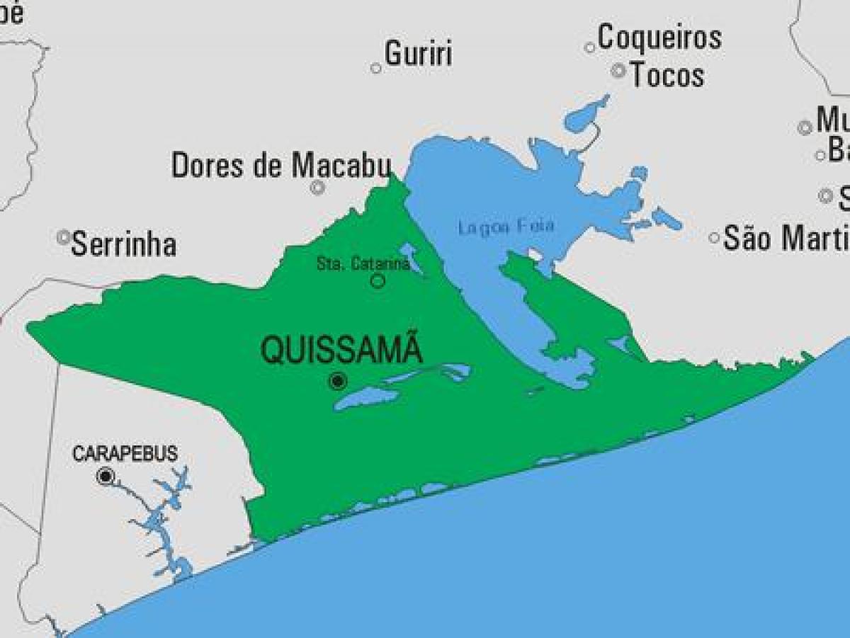 Peta kota Quissamã
