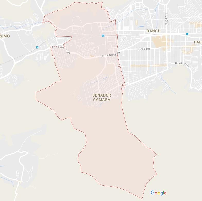 Peta dari Senador Camará