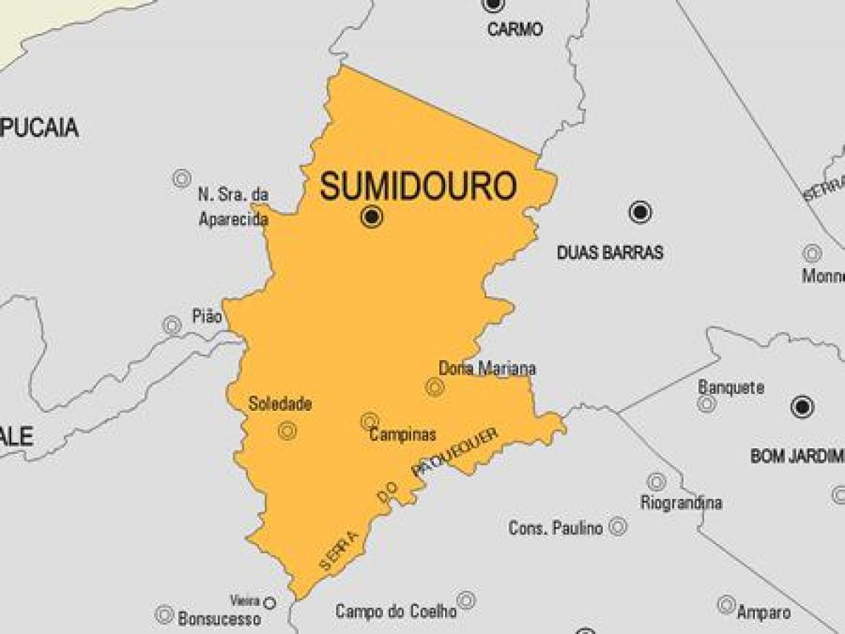 Peta kota Sumidouro