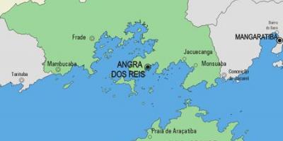 Peta kota Angra dos Reis