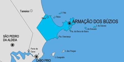 Peta dari Armação dos Búzios kota