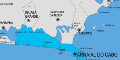 Peta kota Arraial do Cabo