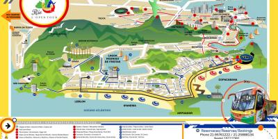 Peta bus Wisata Rio de Janeiro