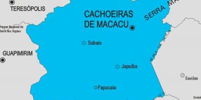 Peta dari Cachoeiras de Macacu kota
