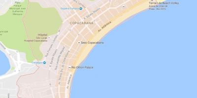 Peta dari Copacabana