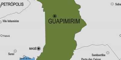Peta kota Guapimirim