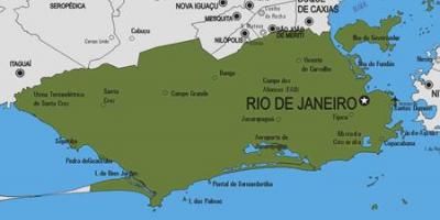 Peta kota Rio Bonito