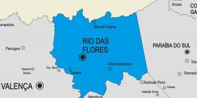 Peta dari Rio das Ostras kota