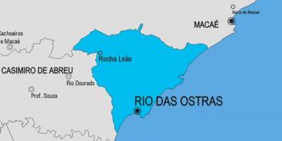 Peta dari Rio de Janeiro kota