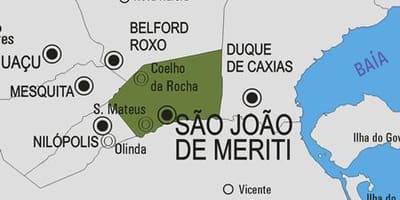 Peta dari São João de Meriti kota
