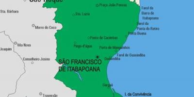Peta kota Sao Fidelis
