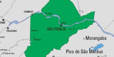 Peta dari São Francisco de Itabapoana kota