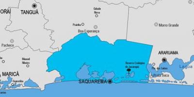 Peta kota Saquarema