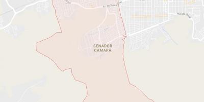 Peta dari Senador Camará