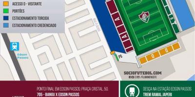 Peta dari stadion Giulite Coutinho