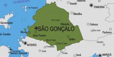 Peta kota São Gonçalo