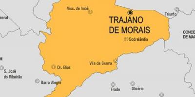Peta dari Trajano de Morais kota